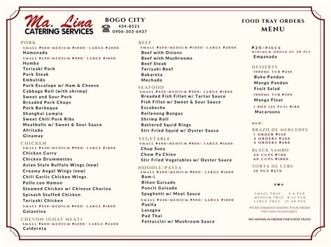 maria lina catering menu|Food & Venues – Marialina.